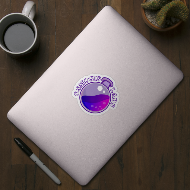 Osmosis Labs Crypto Osmosis Sticker TeePublic